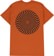 Spitfire Classic Swirl T-Shirt - texas orange/black - reverse