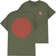 Spitfire Classic Swirl Overlay T-Shirt - military green/red-white