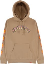 Spitfire Old E Bighead Fill Sleeve Hoodie - sandstone/gold-red
