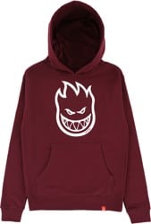 Spitfire Kids Bighead Hoodie - maroon/white