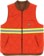 Brixton Builders Abraham Reversible Vest Jacket - bison/burnt orange - inside