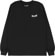Welcome Twin Vamp L/S T-Shirt - black - front