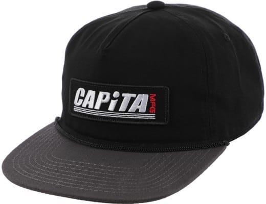 CAPiTA Mfg Strapback Hat - black grey - view large