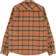 Brixton Bowery Heavyweight Flannel Shirt - desert palm/antelope/burnt red - reverse