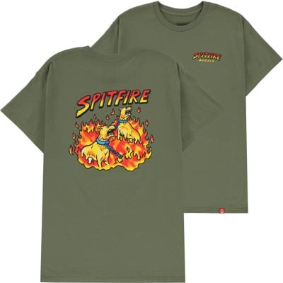 Spitfire Hell Hounds II T-Shirt - military green - view large