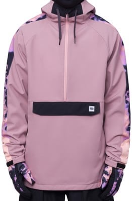 686 Waterproof Anorak Softshell Jacket - dusty mauve colorblock - view large