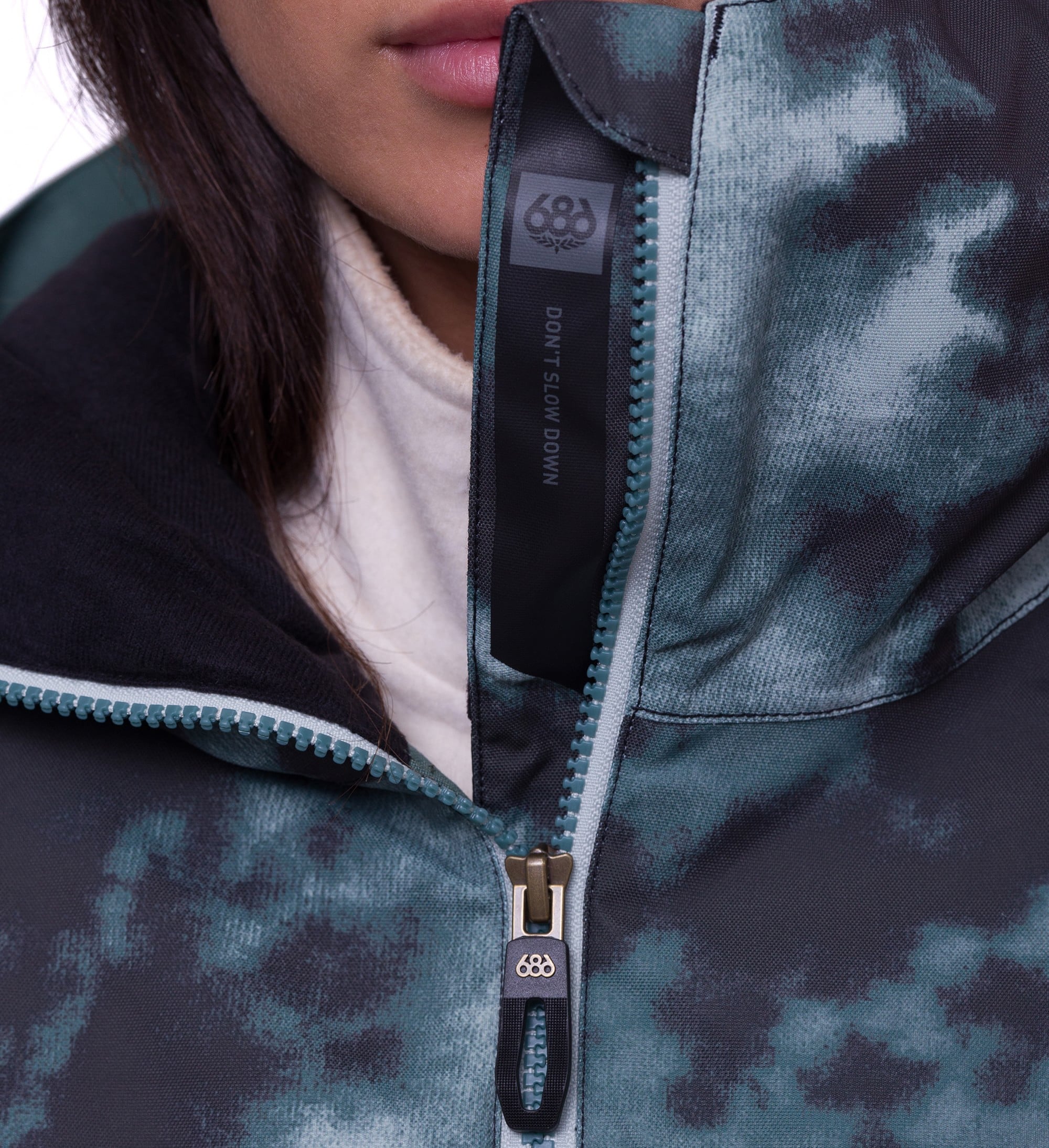 686 Women's Upton Anorak Insulated Jacket - green nebula | Tactics