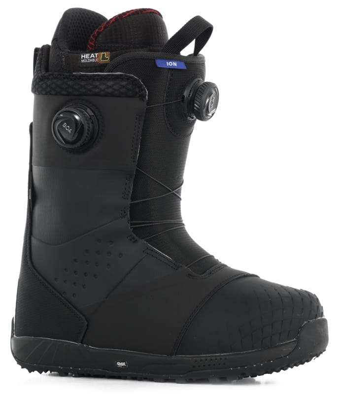 burton ion boa snowboard boots - black 10