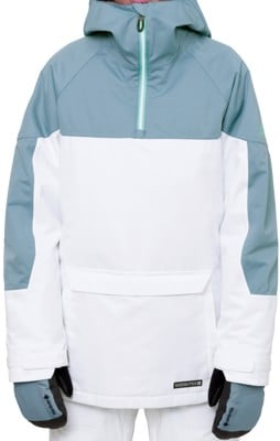 686 Women's Upton Anorak Insulated Jacket - steel blue colorblock - view large