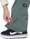 686 Women's Black Magic Bib Insulated Pants - cypress green geo jacquard - cuff