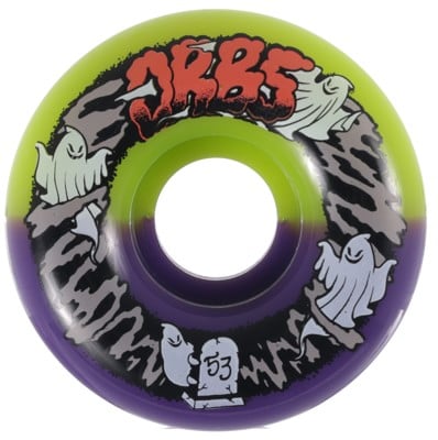 Orbs Apparitions Skateboard Wheels - green/purple split (99a) - view large