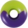 Orbs Apparitions Skateboard Wheels - green/purple split (99a) - reverse