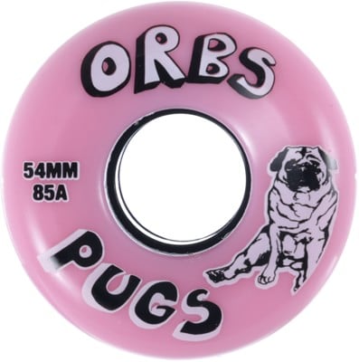Orbs Pugs Cruiser Skateboard Wheels - pink (85a) - view large