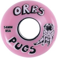 Orbs Pugs Cruiser Skateboard Wheels - pink (85a)