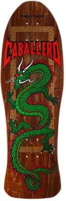 Powell Peralta Caballero Chinese Dragon 10.0 Skateboard Deck - brown stain - view large