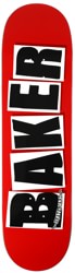 Baker Brand Logo 8.75 Skateboard Deck - black/red