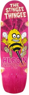 Heroin Stingee Thingee 9.8 Wheel Well Skateboard Deck - view large