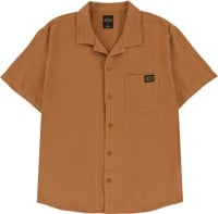 RVCA Day Shift Solid S/S Shirt - camel