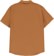 RVCA Day Shift Solid S/S Shirt - camel - reverse