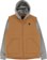 RVCA Grant Puffer Zip Hoodie - camel