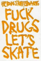 Heroin Seasonal Sticker - f drugs