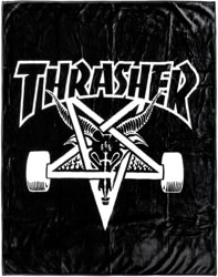 Thrasher Skate Goat Blanket - black