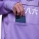 686 Bonded Fleece Hoodie - violet - front detail