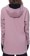 686 Women's Waterproof Hoodie - dusty mauve - reverse