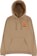 Never Summer Workwear 2 Hoodie - sandstone - front