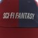 Sci-Fi Fantasy 2 Tone Snapback Hat - wine/navy - front