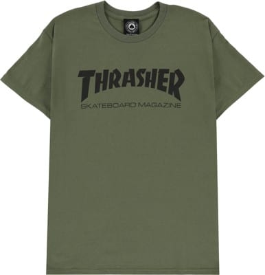 Thrasher Skate Mag T-Shirt - army - view large