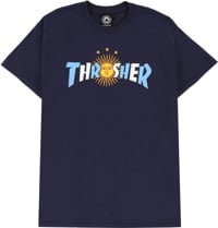 Thrasher Argentina Estrella T-Shirt - navy