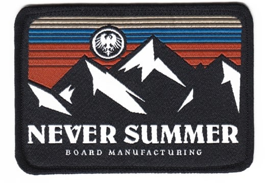 Never Summer Retro Mountain Patch - multi - view large
