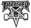 Thrasher Skate Goat Sticker - black
