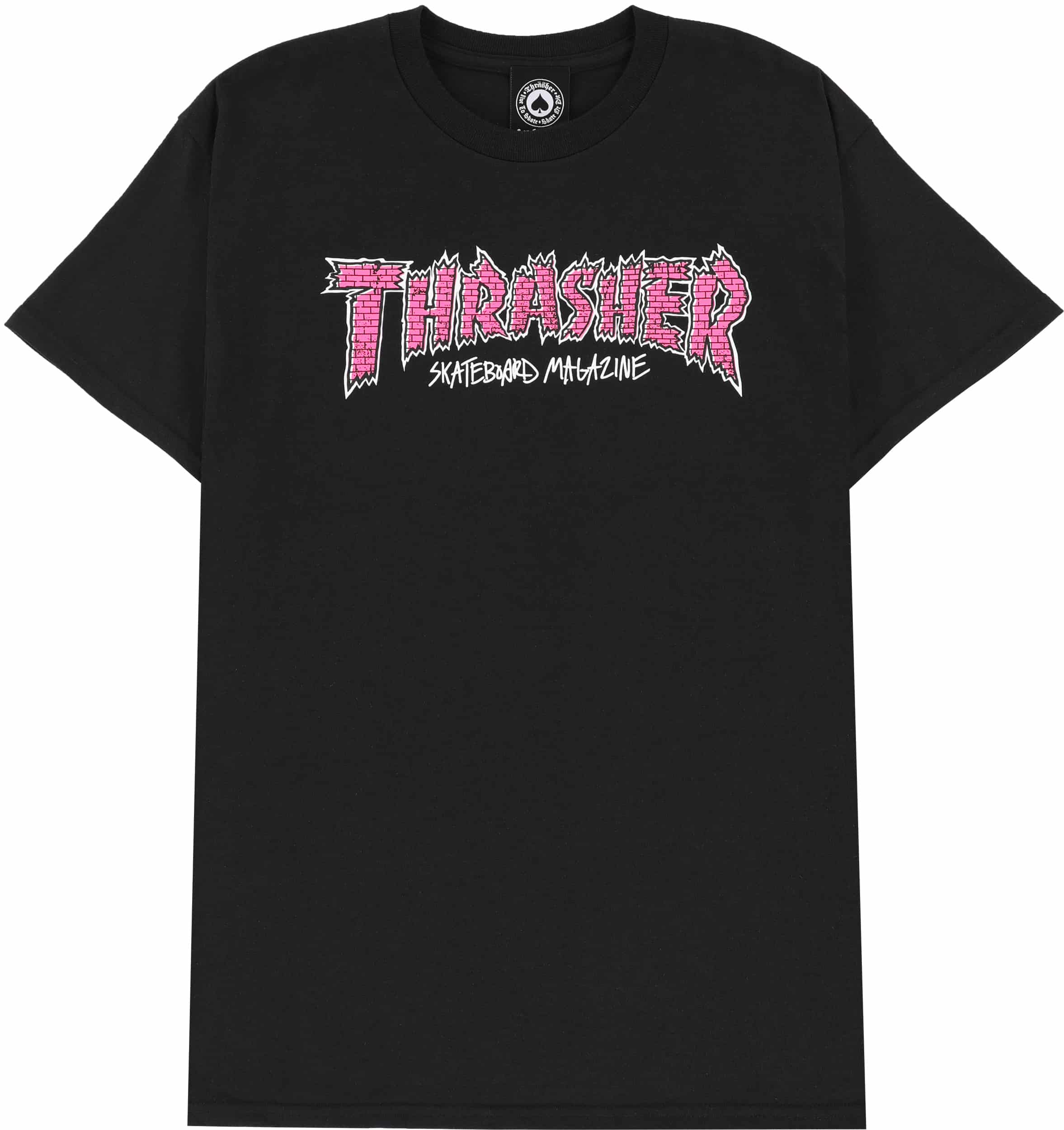 Thrasher Brick T-Shirt - black | Tactics
