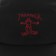 Thrasher Gonz 5-Panel Hat - black/red - front detail