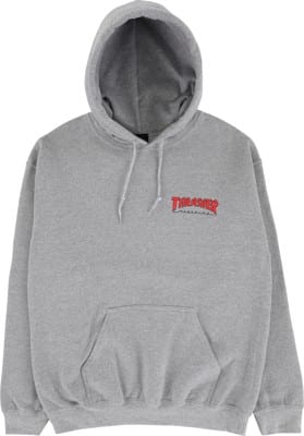 Thrasher Little Outline Hoodie - grey - view large