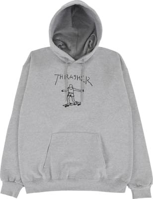 Thrasher Gonz Hoodie - grey/black - view large