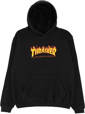 Thrasher Kids Flame Logo Hoodie - black - view large