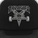 Thrasher Embroidered Skate Goat Trucker Hat - black/grey - front detail