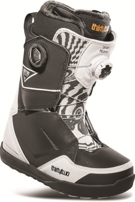 Thirtytwo Women's Lashed Double Boa Snowboard Boots 2024 - (melancon) black/white - view large