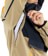 Volcom Brighton Pullover Jacket - gold - vent zipper 2