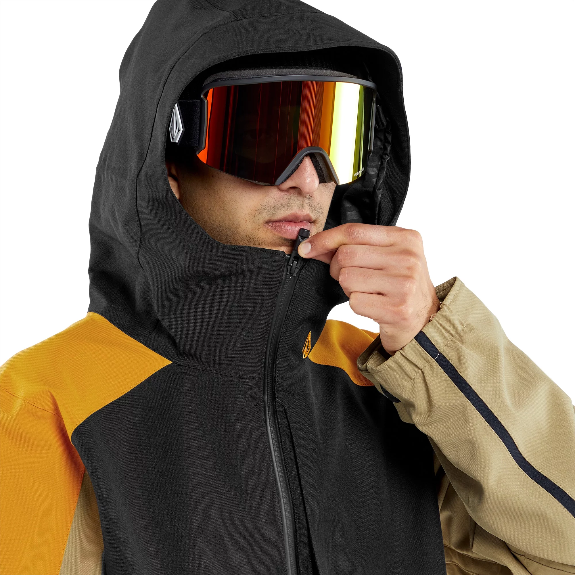 Volcom Brighton Pullover Jacket (Closeout) - gold | Tactics
