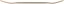 Tactics Caterpillar 8.6 ATB Shape Skateboard Deck - side