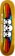 Alien Workshop Spectrum 8.75 Skateboard Deck - yellow