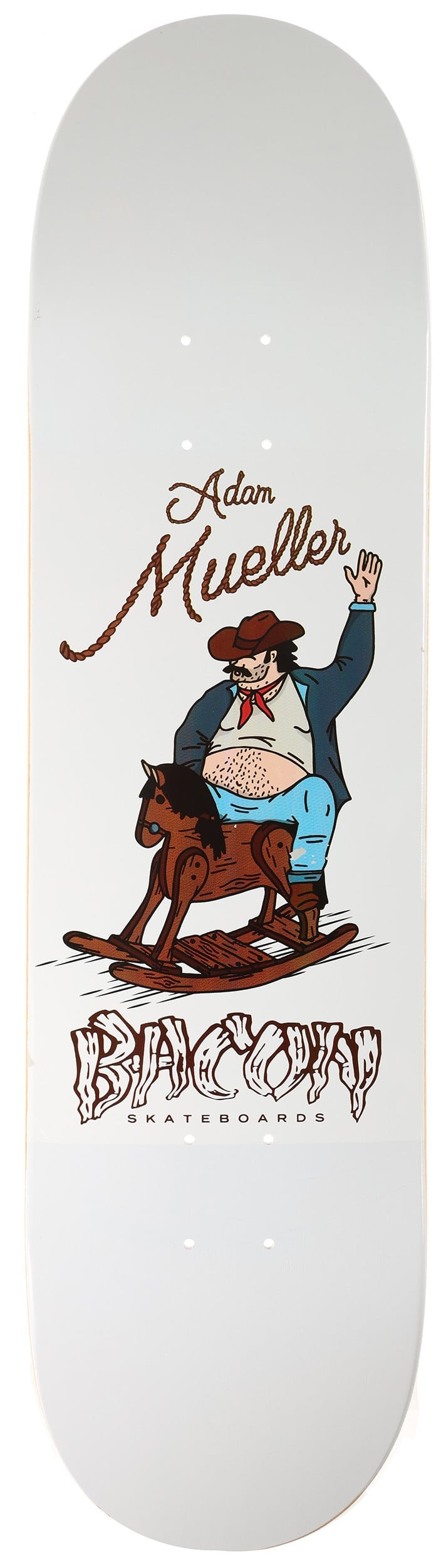 Bacon Skateboards Adam Mueller Pro 8.25 Skateboard Deck Tactics