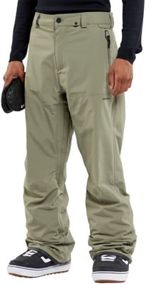 volcom l gore-tex pants - light military l