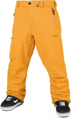 volcom l gore-tex pants - gold l