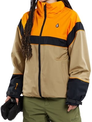 volcom melancon gore-tex jacket - gold l