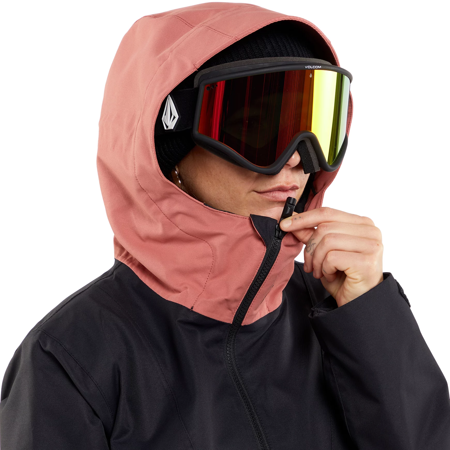 Volcom Women's Ashfield Pullover Jacket - earth pink | Tactics